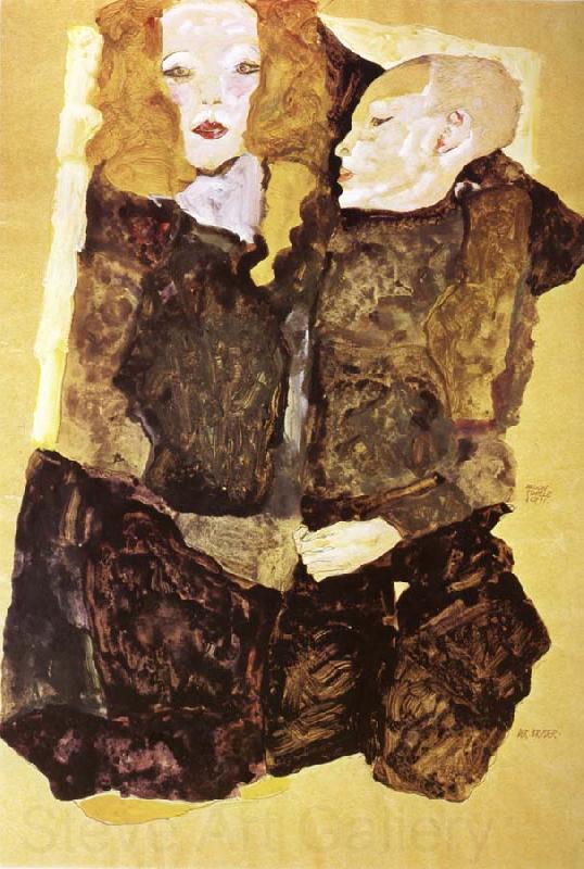 Egon Schiele The Brother Spain oil painting art